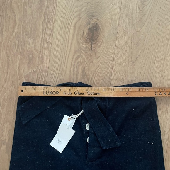 Micaela Greg Knotted Sailor Denim Trousers size Large - Picture 3 of 6